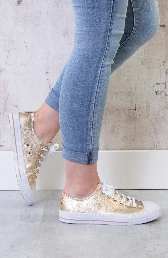 Sneakers Dames Goud