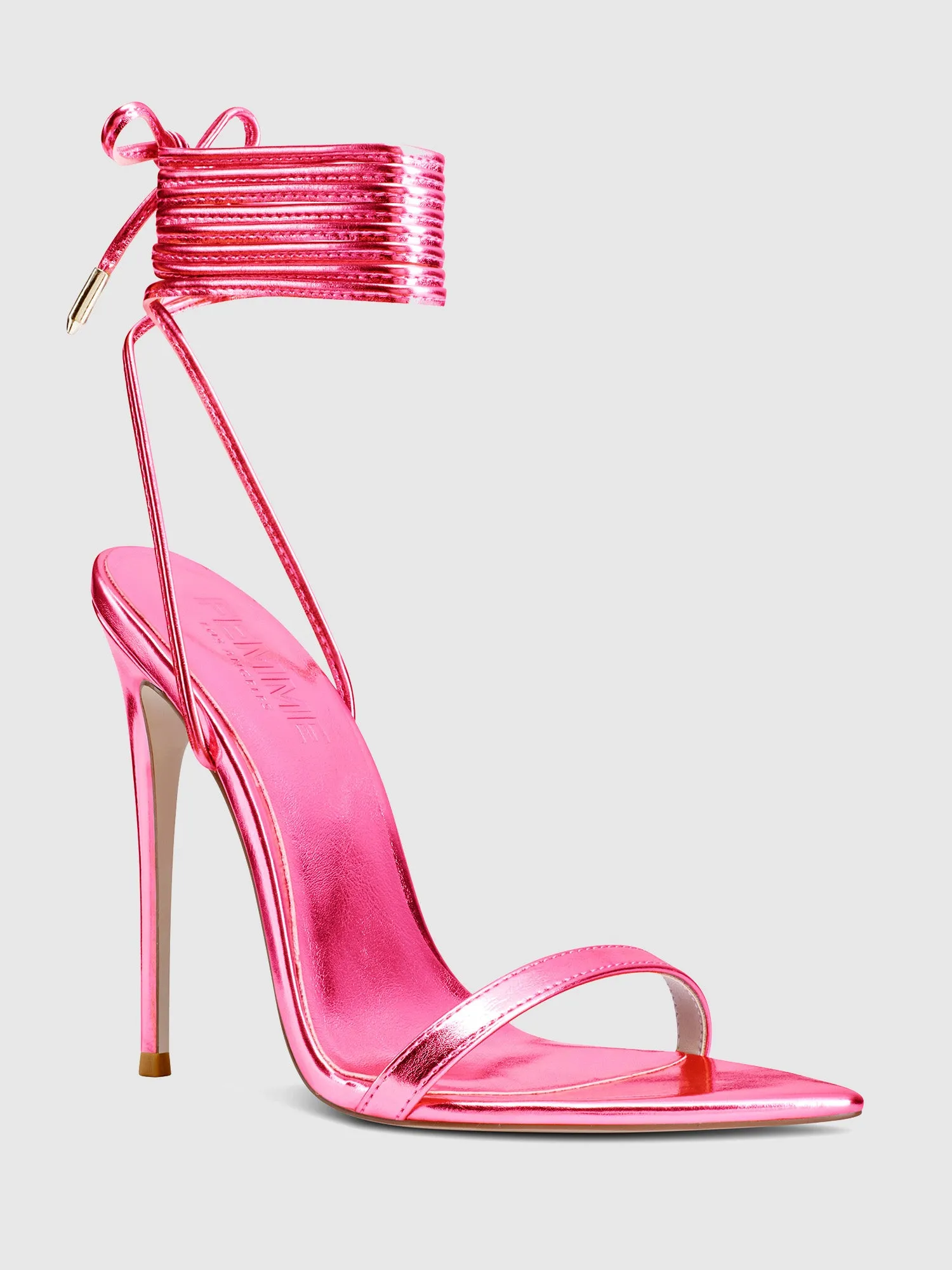 The London Lace-Up Pink